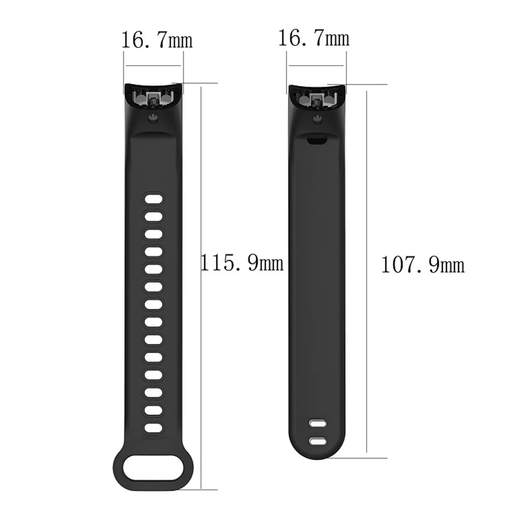 Soft Silicone Sport Watch Band For Honor Band 3 Smart Watch Wristband Replacement For Huawei Honor Band 3 Adjustable Bracelet