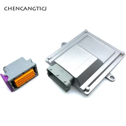 24 Pin Single Aluminum Car Ecu Case Enclosure With Fci Pcb Connectors for Honda Audi A6 Automotive