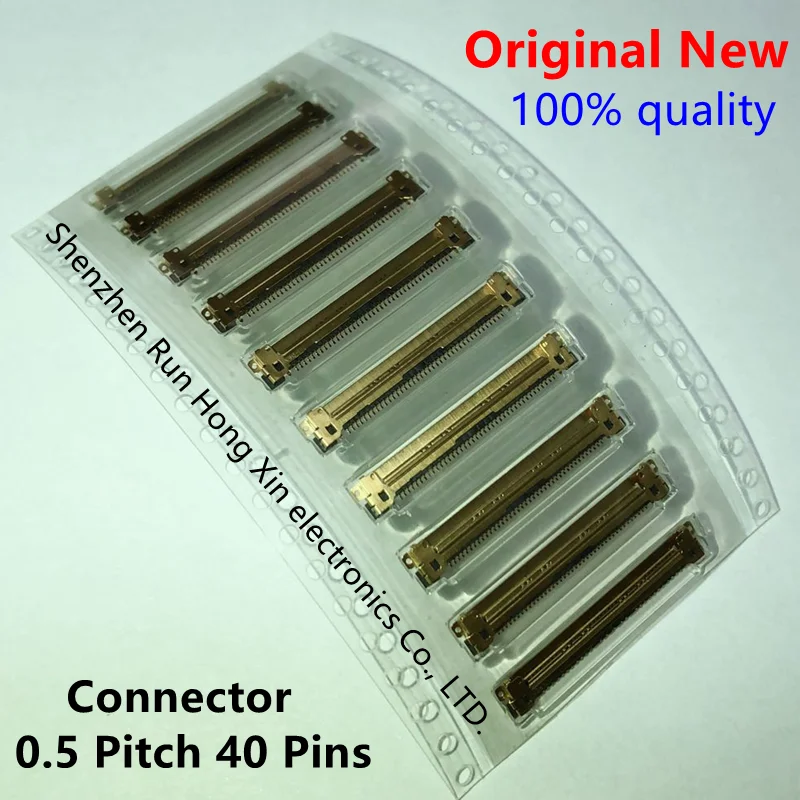 

(10-100piece) 100% quality 20455-040E 20455-040 LVDS Socket Connector LCD Plug 0.5 Pitch 40 Pins For Laptop