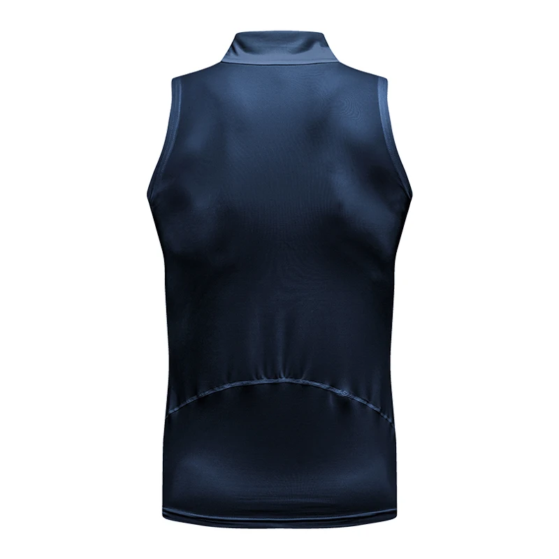 Custom Logo Running Basketball Tank Top Men\'s Athletic Compression Turtleneck Fitness Vest Solid Undershirt Jogging Sleeveless