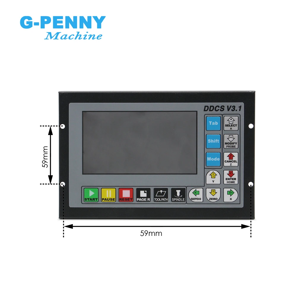 Imagem -04 - Chegada de Novo Ddcsv3.1 Autônomo Controlador de Movimento Offline Suporte Controlador Eixos Eixos Usb Cnc Controlador Interface