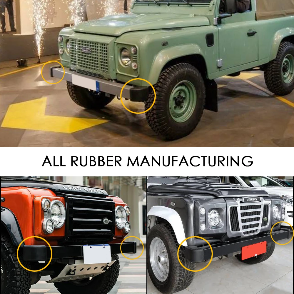 for land rover defender front bumper RUBBER CAP 4x4 offroad sport car accessories body parts RUBBER CAP guard