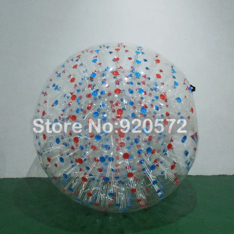 Factory Customize! Dia 3M Exciting Down Hill Zorb Balls Inflatable Land Zorbing Ball Blue Inflatable Zorb Ball