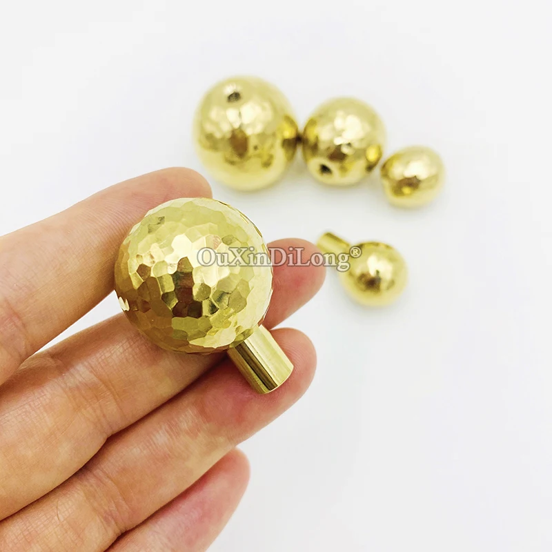 High Quality 10PCS Solid Brass Hammer Furniture Handles Drawer Pulls Cupboard Wardrobe Kitchen Wine Cabinet Pulls Handles&Knobs