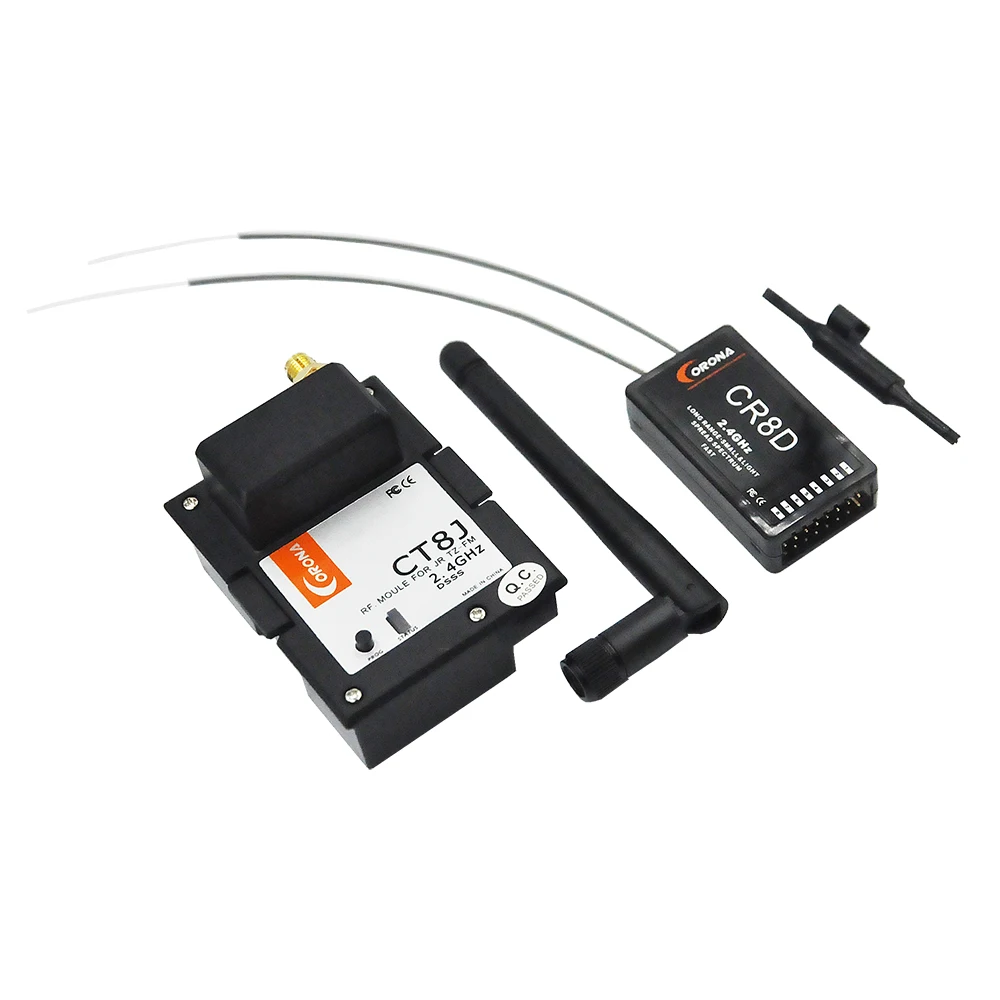 Corona 2.4GHz CR8D and CT8J V2 DSSS Module & Rx Combo For Upgrade JR PCM9XII Graupner RC Remote Control