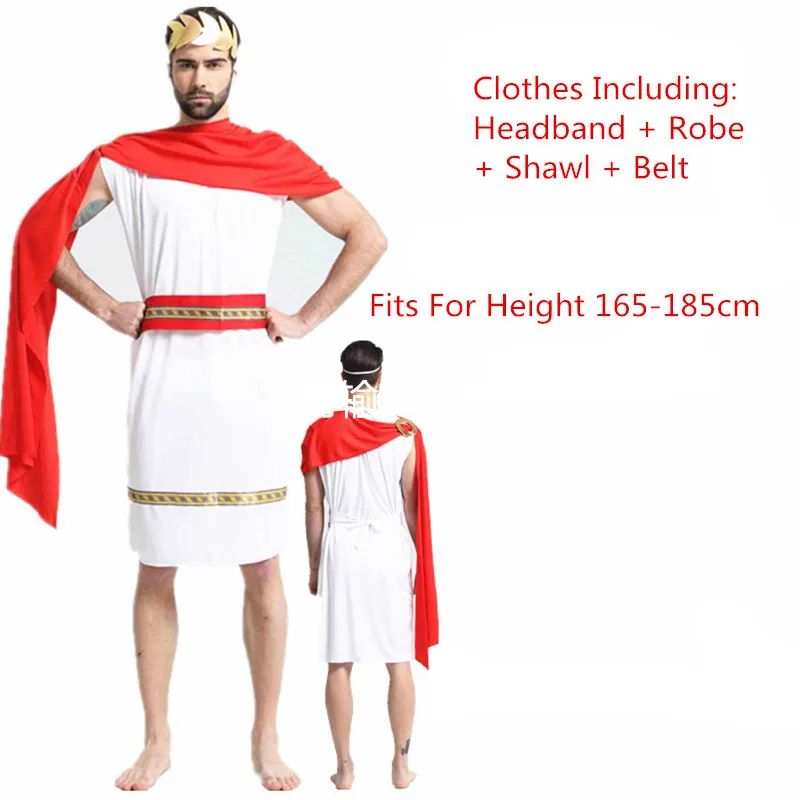 Men Ancient Rome  Costume  Family Party Clothing Set  costumes for women     Cosplay Birthday