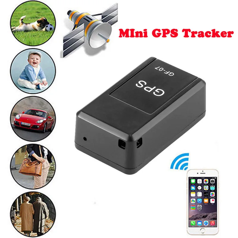 GF-07 Mini GPS Tracker Vehicle Strong Magnetic Free Installation GPS Tracking Locator Personal Tracking Object Anti Lost Tracer