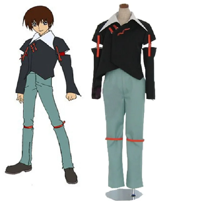 

Unisex Japan Anime Cos GUNDAM Kira Yamato Daily Usually Costume Cosplay Costume Set