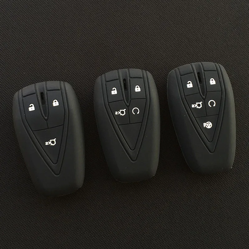 3 4 5 Button Silicone Car Key Cover Shell Case for Changan CS35 PLUS CS55 PLUS CS75 PLUS 2019 Key