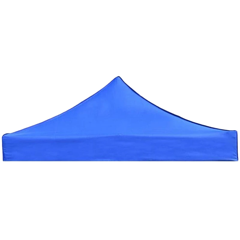 2X2M Canopy Top Cover Replacement Four-Corner Tent Cloth Foldable Rainproof Patio Pavilion Replacement Blue