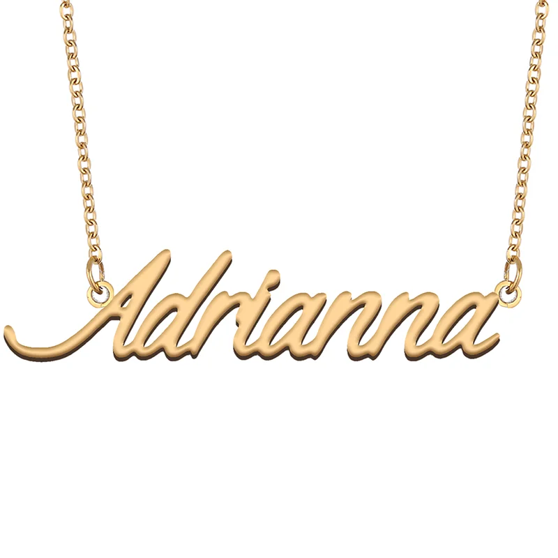 

Necklace with Name Adrianna for His Her Family Member Best Friend Birthday Gifts on Christmas Mother Day Valentine's Day