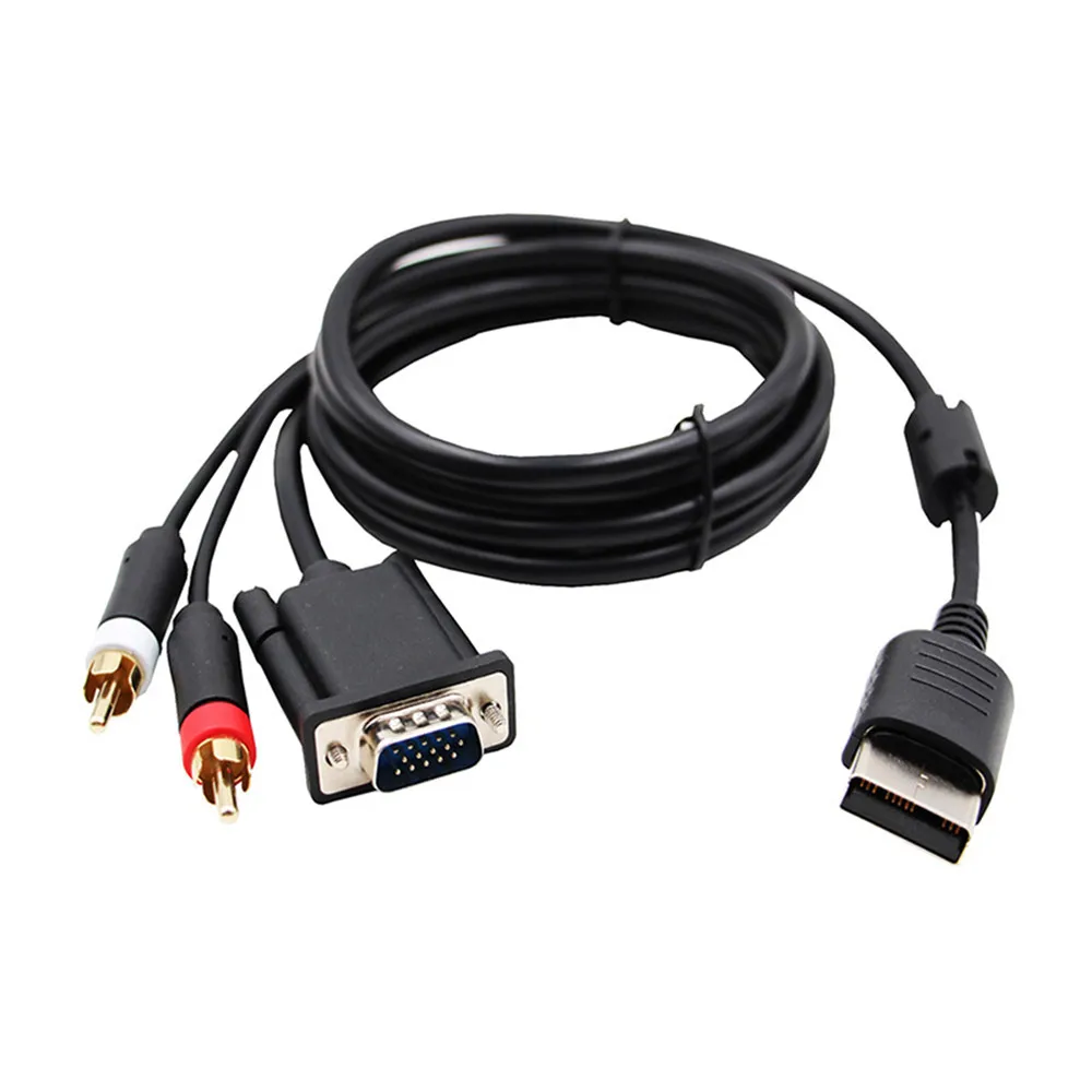 

VGA High Definition Cable with HD Adapter Audio Conversion Cable for Sega Dreamcast DC Console Accessories