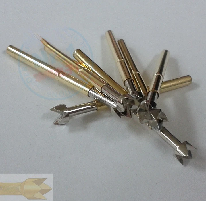 50Pcs 4MM Tip Probe Four-point Four-tooth Head Thimble 4-jaw Test Pin P156-Q Four-prong Tip Test Probe