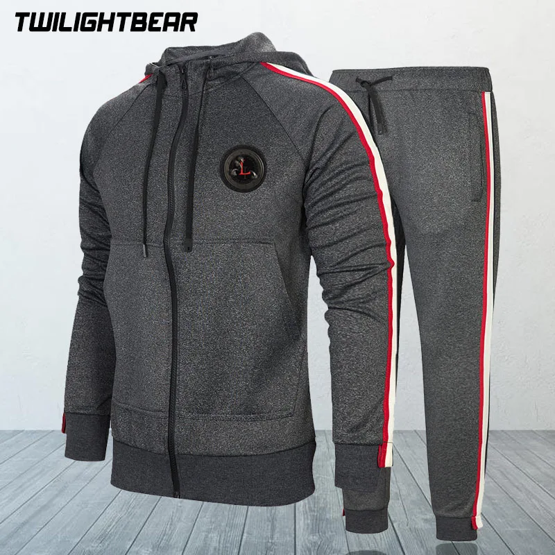 

High Quality Men's Hooded Sweatersuits Oversized Sportwear Suit EUR Size Casual Trucksuits Men Clothing Sets AFTZ23