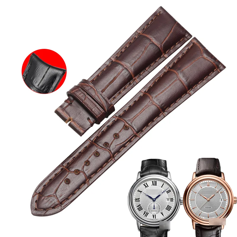 WENTULA watchbands for RAYMOND WEIL 2837/2838/2839 calf-leather band cow leather Genuine Leather leather strap watch band