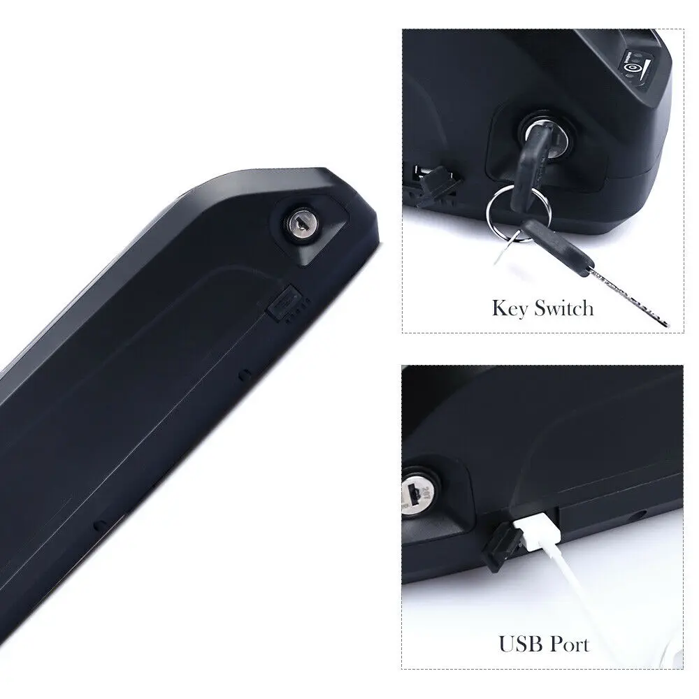 Bateria de lítio para bicicleta elétrica, 48v, 20ah, 36v e 20ah, pacote de células de íon de lítio compatível com bicicleta elétrica 18650 w, motor bafang + sem trabalho