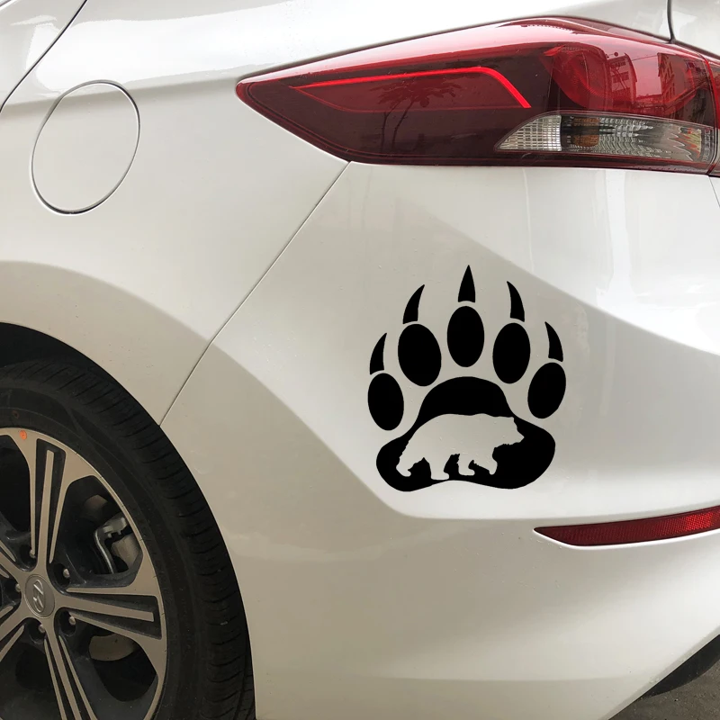 Hot Car Sticker Bear In Bear Paw Accessories Vinyl Car Styling Cover Scratches Waterproof Motorcycl PVC 15CM*13CM - Image 4