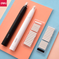 Deli Electric Eraser Set ластик Pencil Drawing Mechanical Kneaded Erasers with Refills School Office Student Stationery Supplies