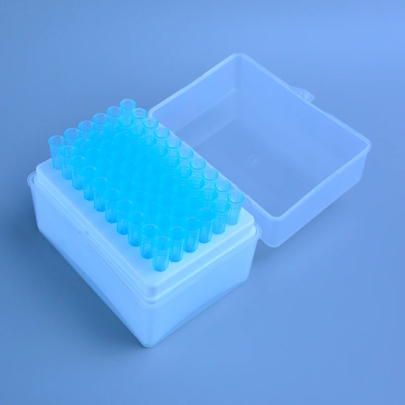 Plastic Pipette box 60vents box + 60pcs 1000ul blue pipette tips for Dragonlab pipettors