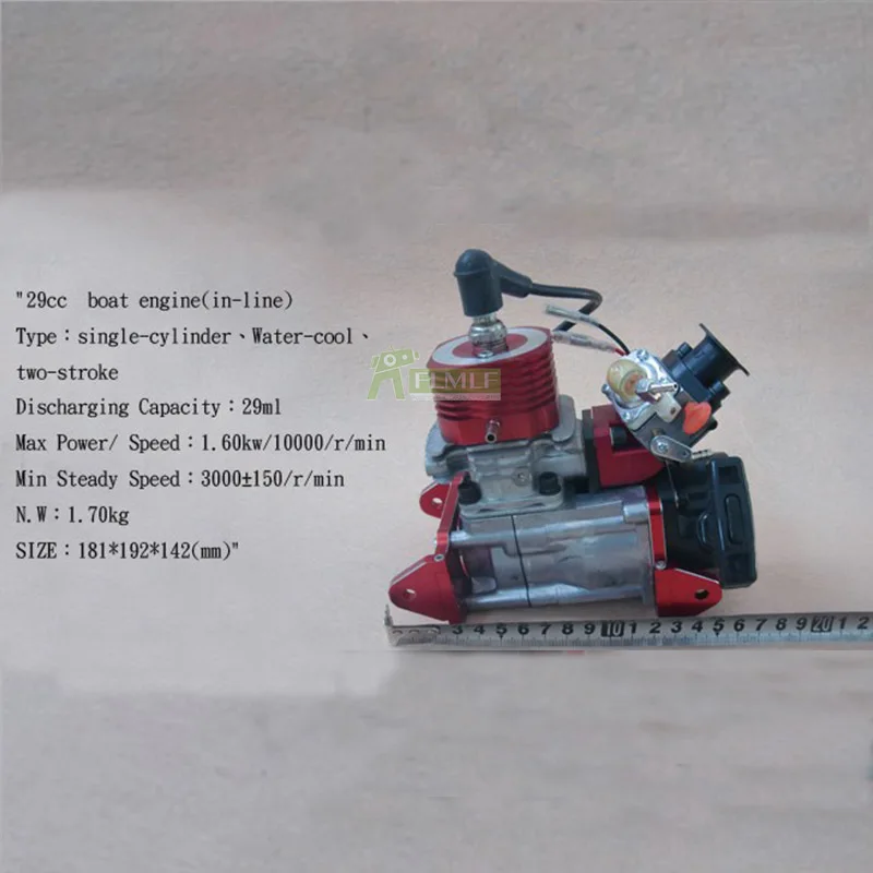 CNC 29CC RC Boats (in-line) Engine Fit for Zenoah CY RCMK Marine Gas Engine G290 PUM Toys PARTS