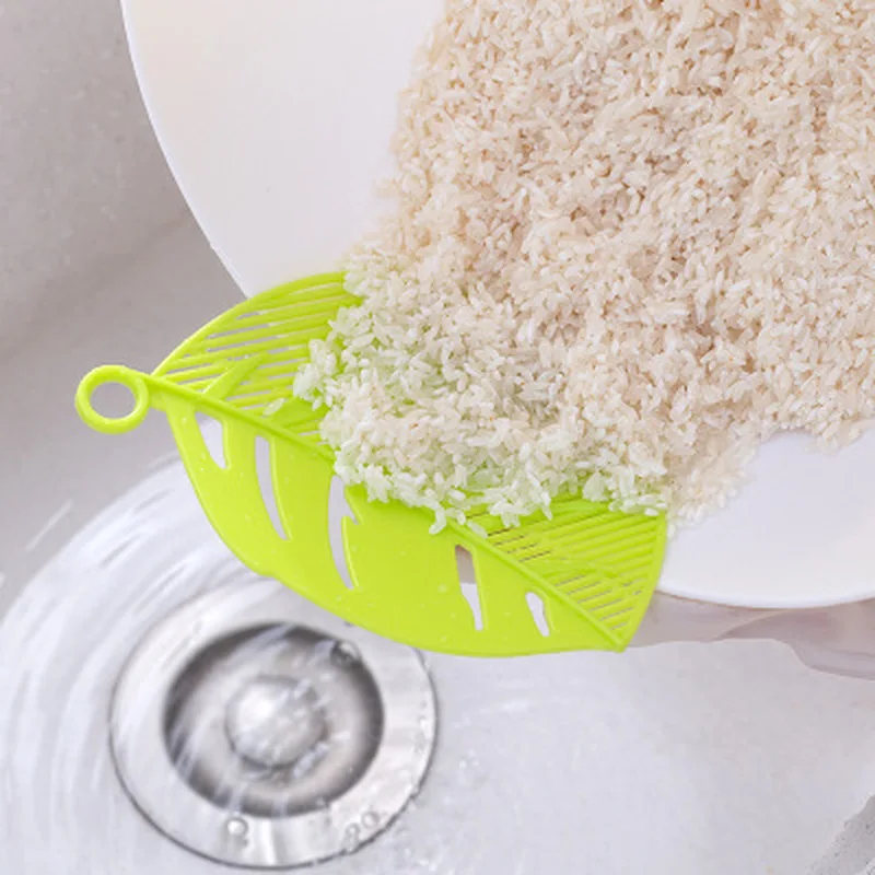 Multi-use Pot Funnel Strainer Baffle Sieve Drainer Beans Peas Washing Filter Drain Board Rice Noodle Colander Kitchen Pasta Tool