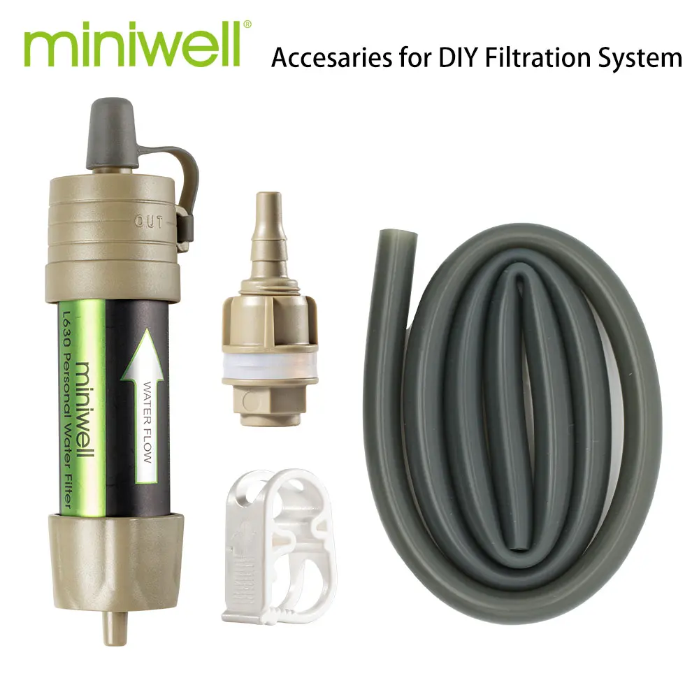 Mini well tragbares Camping-Wasserfilter system mit 2000 Litern Filtration kapazität für Notfall-Überlebens werkzeuge im Freien