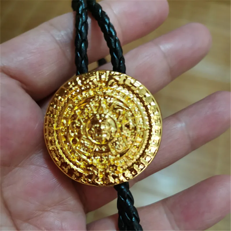 New Mexico Aztec Mayan solar calendar bolo tie bolo tie