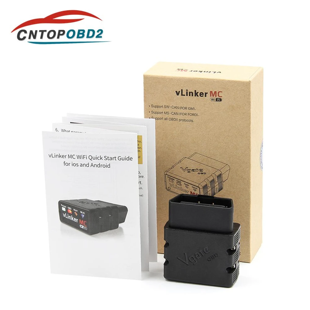 Vgate vLinker MC + ELM327 For Android/IOS V2.2 OBD2 Scanner OBD2 Car Diagnostic Tools Better then OBDLINK ELM 327 V1.5/V2.1