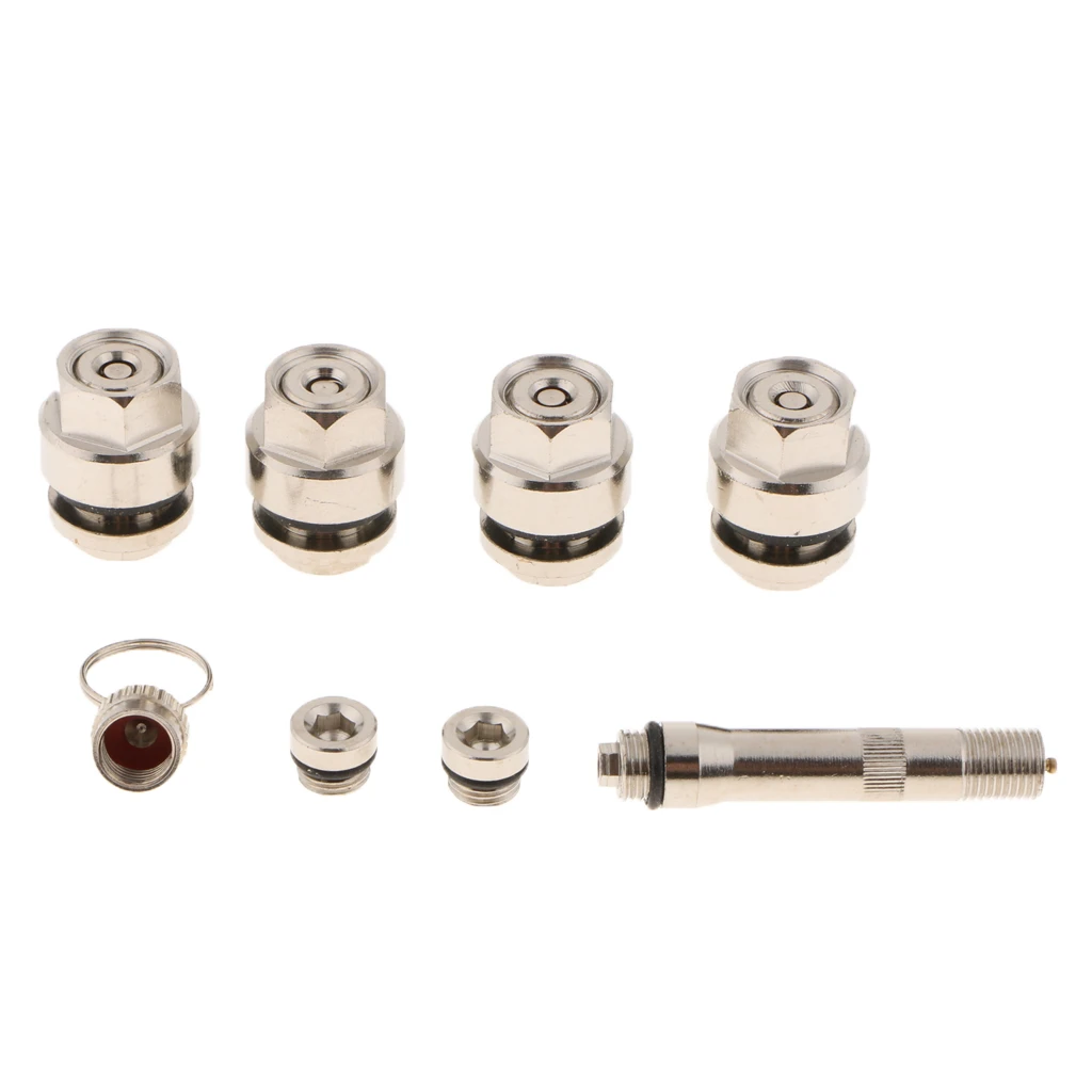 7pcs / Set Concealed Valve Stem Wheel Valves | Metal / Invisible Valves