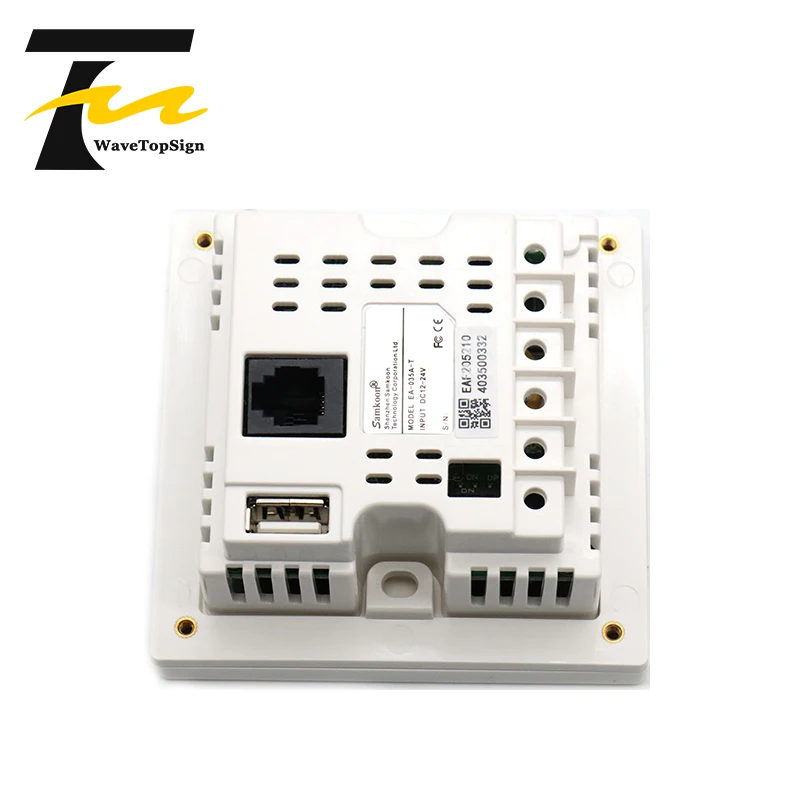 WaveTopSign EA HMI EA-035A-T Outl ine dimension 86×86×40.5mm Mounting hole size 69X69mm