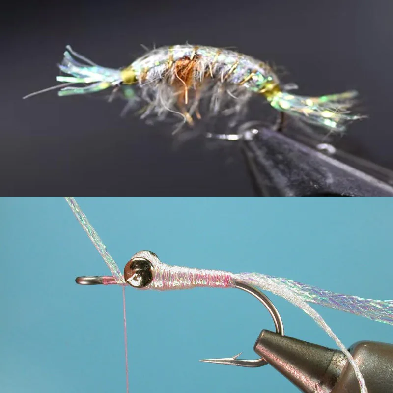 6meter Pearl Braidback Fly Tying Materials Making Shrimp Backs 5mm Pearlescent Braid For Nymph Midge Case Fishing Trout Grayling