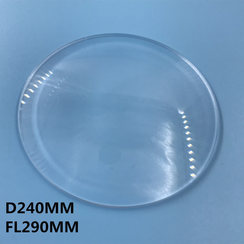 Big size Fresnel lens Diameter 240 mm  Focal length 290mm Round  Fresnel Lens   thickness 2mm circle lens for DIY Free shipping