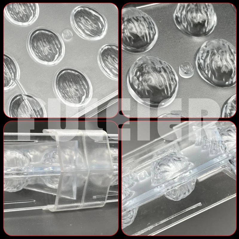 Pecan Shape Polycarbonate Chocolate Mold For Baking Candy Mold Confectionery Tool Bakeware Cake Mold