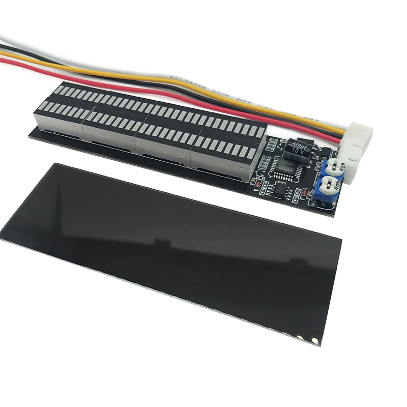 Dual 32เสียงตัวบ่งชี้ระดับสเตอริโอ Spectrum เครื่องขยายเสียง LED ปริมาณจอแสดงผล VU Meter สำหรับรถยนต์ MP3ผู้เล่น Light บรรยากาศ