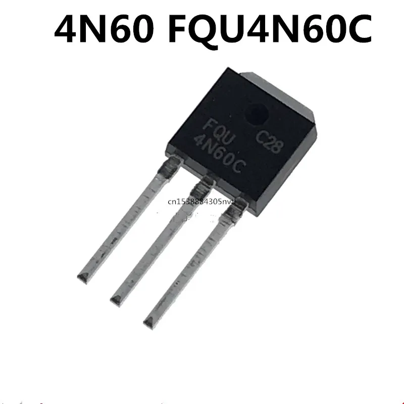 5PCS/ 4N60 FQU4N60C TO-251  MOS