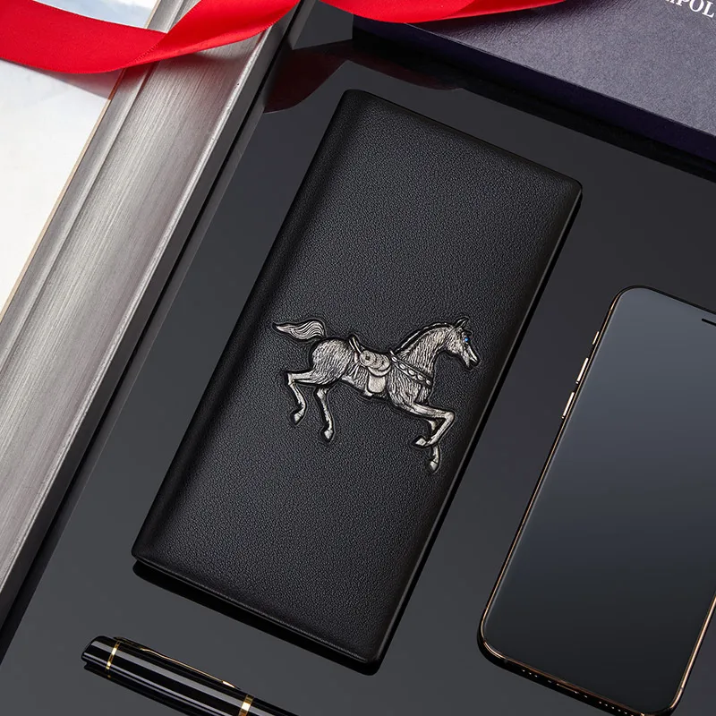 WILLIAMPOLO Mens Wallet ID Card Holder Luxury Brand Leather Men Wallet Card Wallet For Men Purses Holiday Gifts PL211547