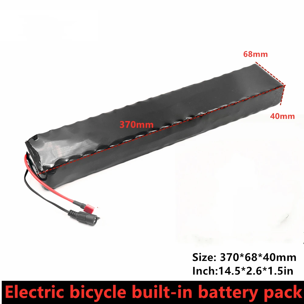 Imagem -02 - Aleaivy-bloco da Bateria do Li-íon Apropriado para a Bicicleta Elétrica Bateria de Lítio Incorporado 48v 13s3p 14ah 500w 750w 54.6v 20a Bms