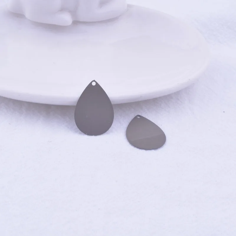 50 Stück AC11330 15*21mm Wassertropfen-Anhänger Schmuckzubehör für Ohrringe für Damen Bijoux – Detail 7