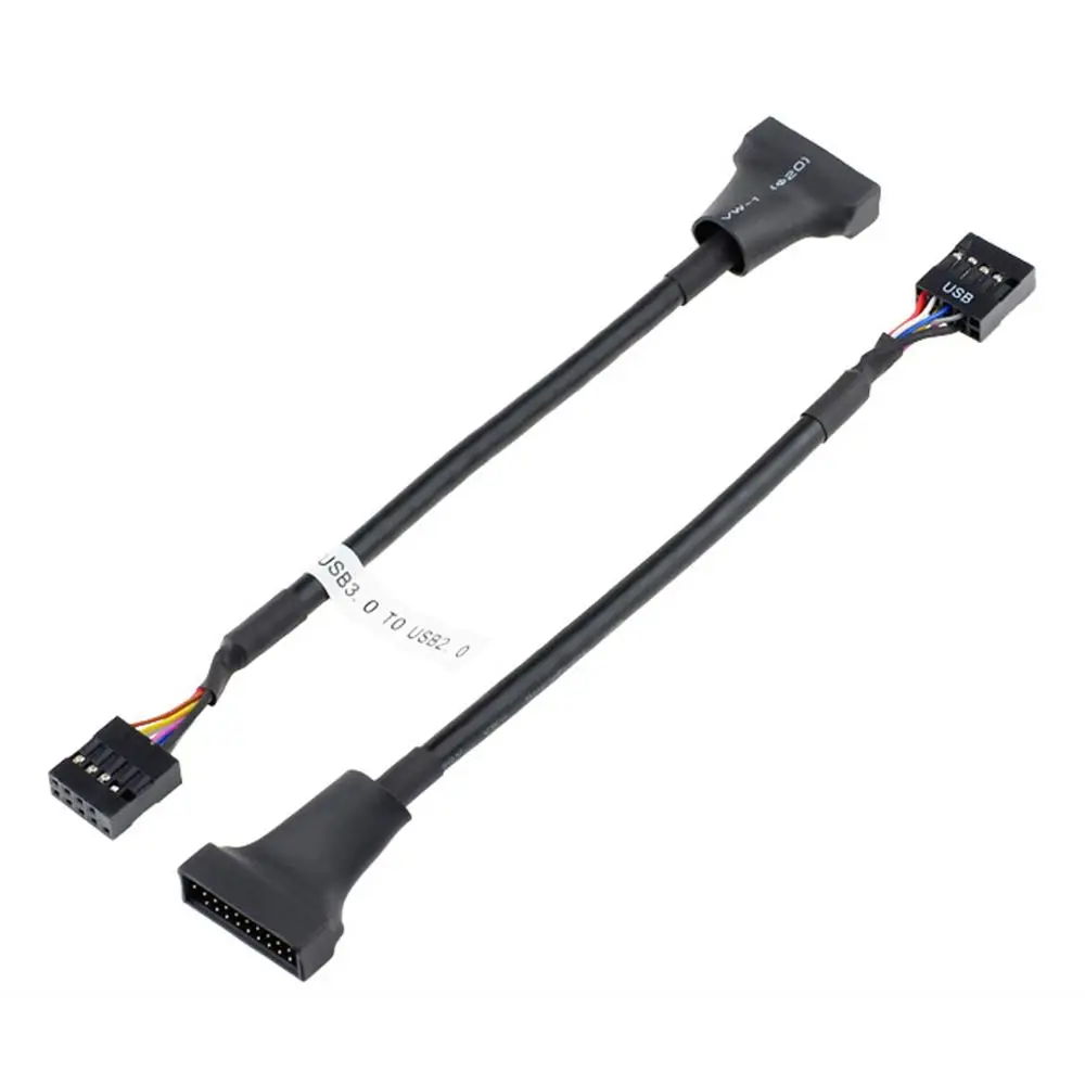 180 Degree Angled ATX 20pin 24pin Motherboard Mainboard USB3.0 20Pin Female to USB 3.0 6pin 8pin 20 Pin Male Extension Cable