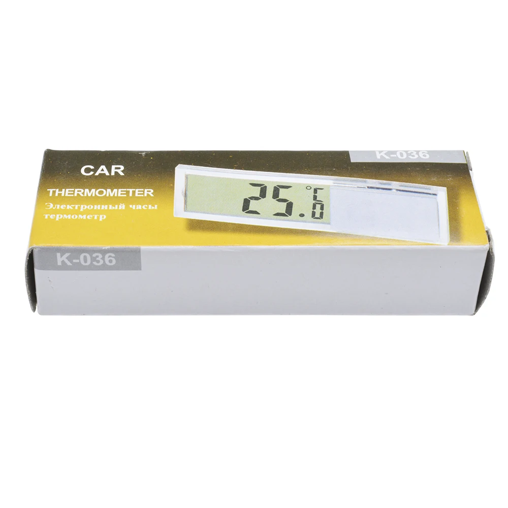 Mini LCD Digital Sucker Thermometer For Car Auto Temperature Meter Window Indoor Outdoor Thermometer Smart Temperature Tester