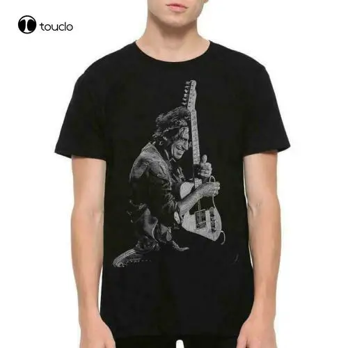 Keith Richards Black T-Shirt Shirt, Rock Classic Guitar Tee