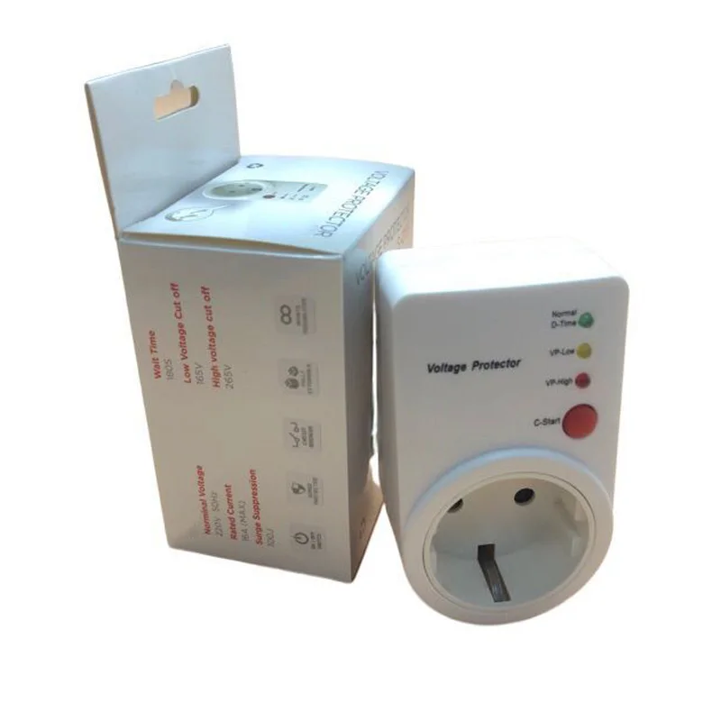 Interruptor de voltaje automático para seguridad del hogar, relé de protección de bajo voltaje y corriente, 16A, 220V, 3500W