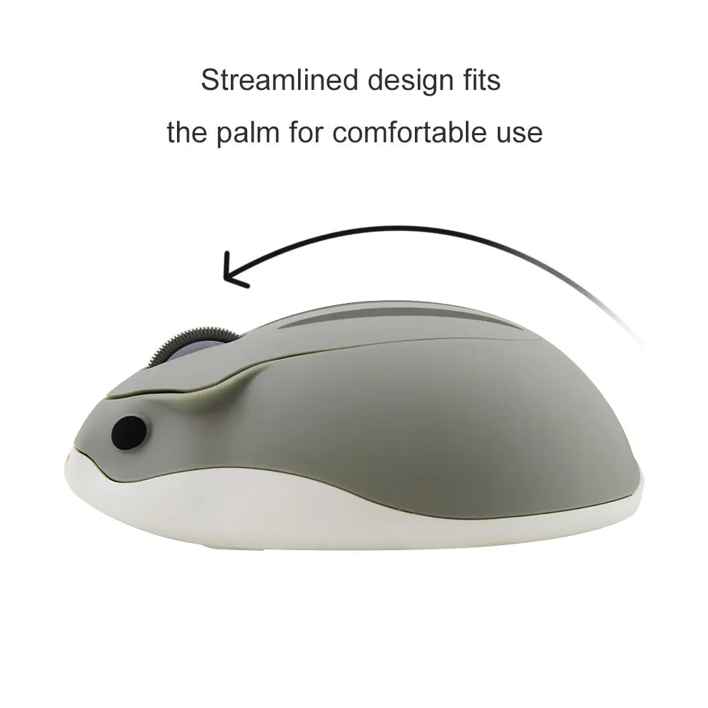 Cute Wireless 2.4G Mouse Hamster Designed Creative Mause Ergonomic USB Optical 1200 DPI Mini Mice Kid Gifts For PC Laptop