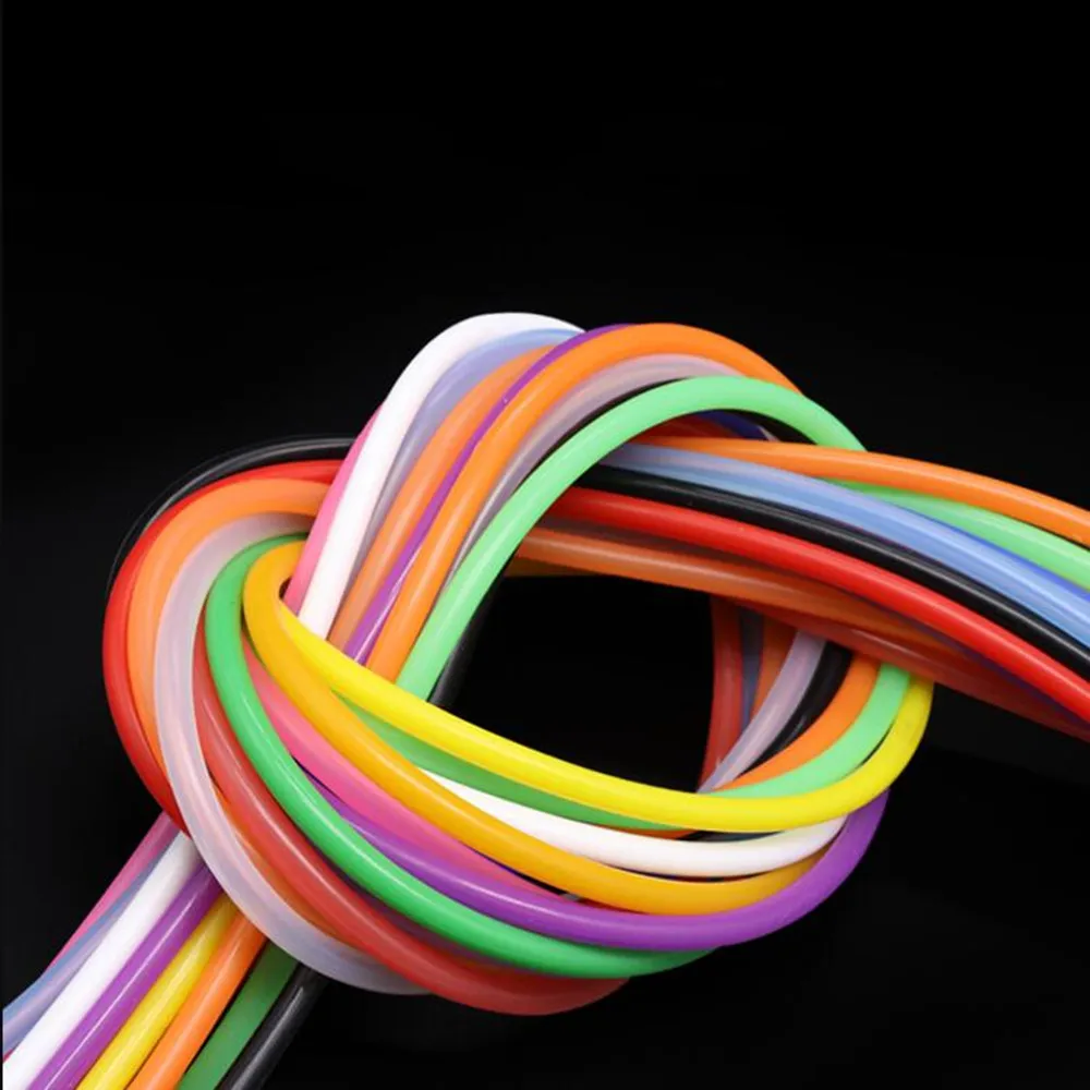 Food grade tasteless Silicone Tube Multicolor Hose Water Pipe 2x4 3x5 4x6 4x7 5x7 5x8 6x8 6x9 8x10 8x12 10x12mm