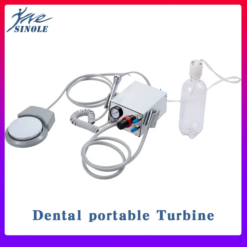 portable Turbine Unit work with AIR Compressor 4 Holes 2 Holes 3 way Syringe  Full Metal Jacket