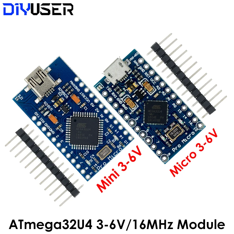 

Pro Micro With the bootloader Mini ATmega32U4 5V/16MHz Module controller Mega32U4 leonardo for arduino