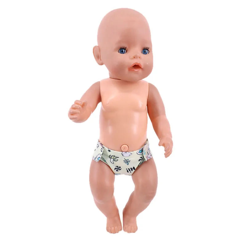 15 Styles Doll Panties 43cm New Born Baby Doll Items Accessories for American 18 Inch Girl Baby Reborn Generation,Toys For Girls