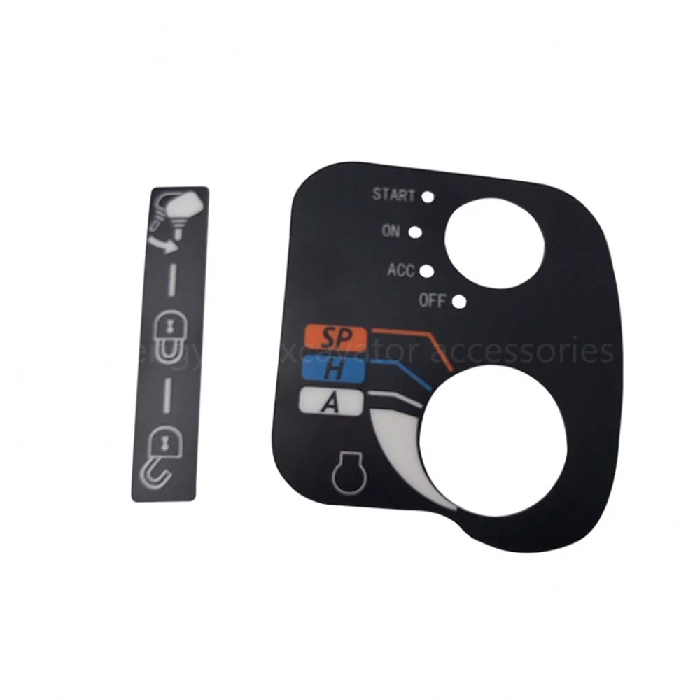 For Case Sumitomo SH CX 120 210 240 350-5 A5 Throttle Knob Sticker Armrest Box Sticker Excavator Parts