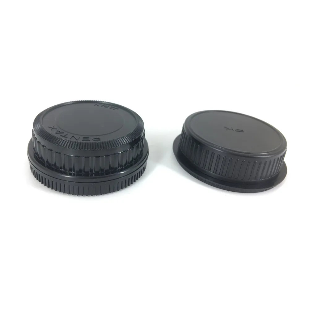 Rear Lens Cap Cover + Camera Front Body Cap for Pentax DSLR and PK Lens K3 K5II K50 K-R K-M K-S1 K-S2