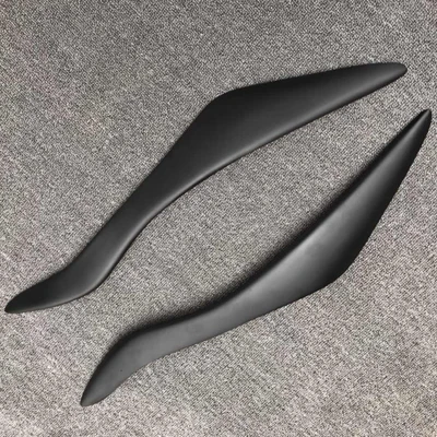 Carbon Fiber Koplamp Wenkbrauwen Cover Trim Sticker Hoofd Lamp Ooglid Voor Ford Focus MK3 2012 - 2014 Focus St Fiber glas Wenkbrauw